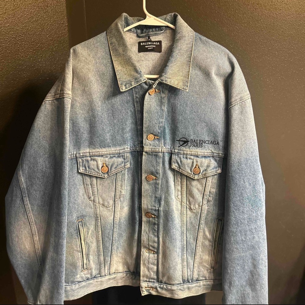Balenciaga Light Blue Denim Jacket - Picture 3 of 3